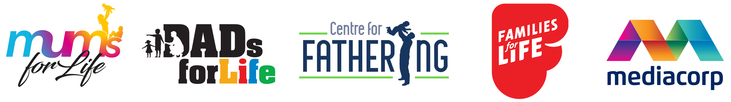 Jointly organised by Mums for Life | Dads for Life | Centre for Fathers | Families Life | Mediacorp